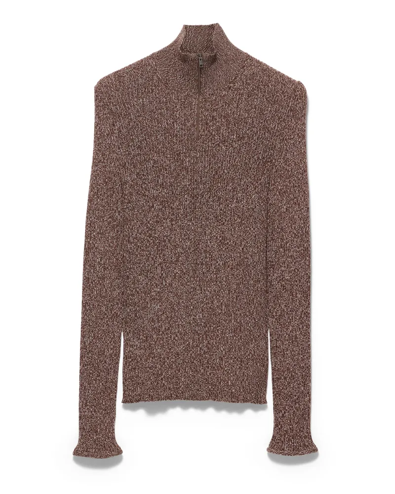 Prada Rollkragenpullover Aus Baumwolle, Herren, Dunkelbraun, Größe Dunkelbraun