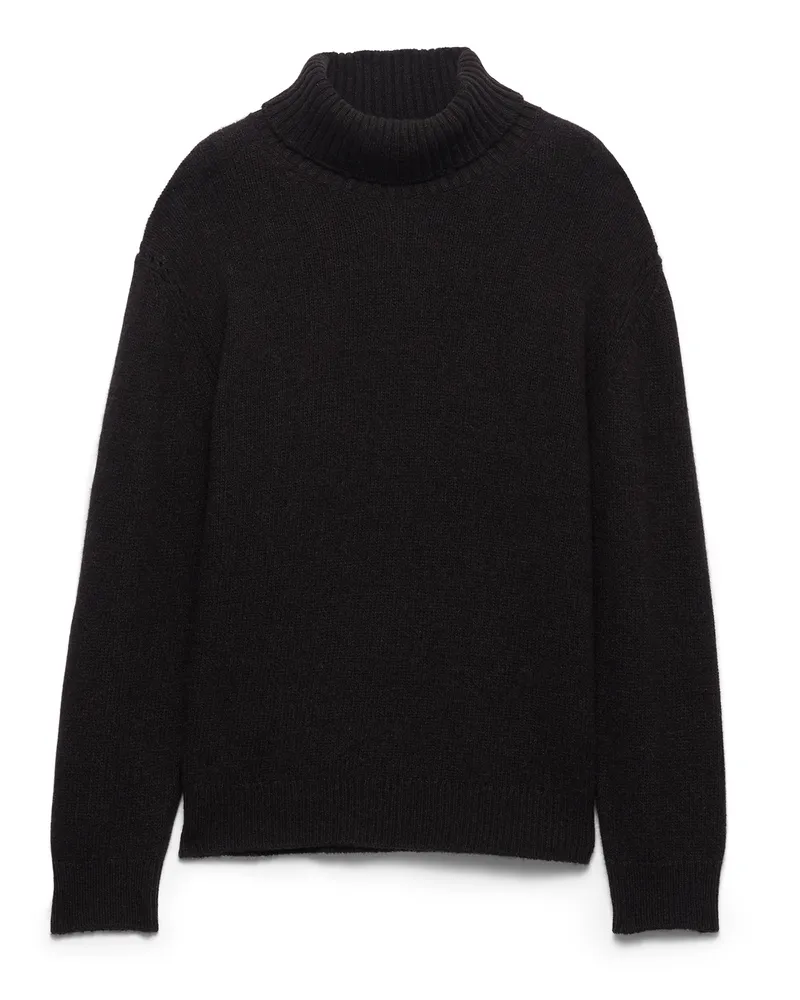 Prada Re-cashmere Turtleneck Sweater, Damen, Anthrazitgrau, Größe Anthrazitgrau