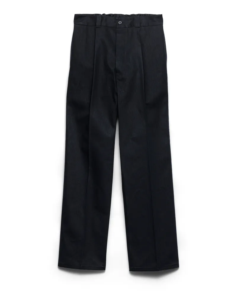 Prada Cotton Pants, Herren, Schwarz, Größe Schwarz