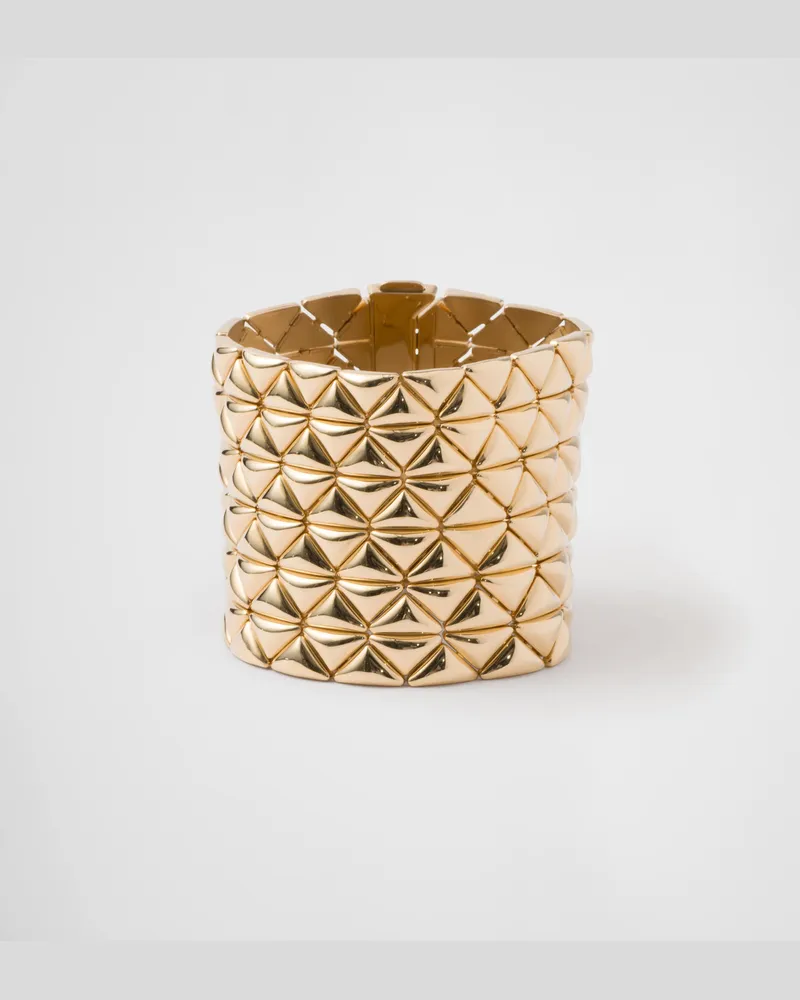 Prada Eternal Gold Manschettenarmband aus Gelbgold Gold