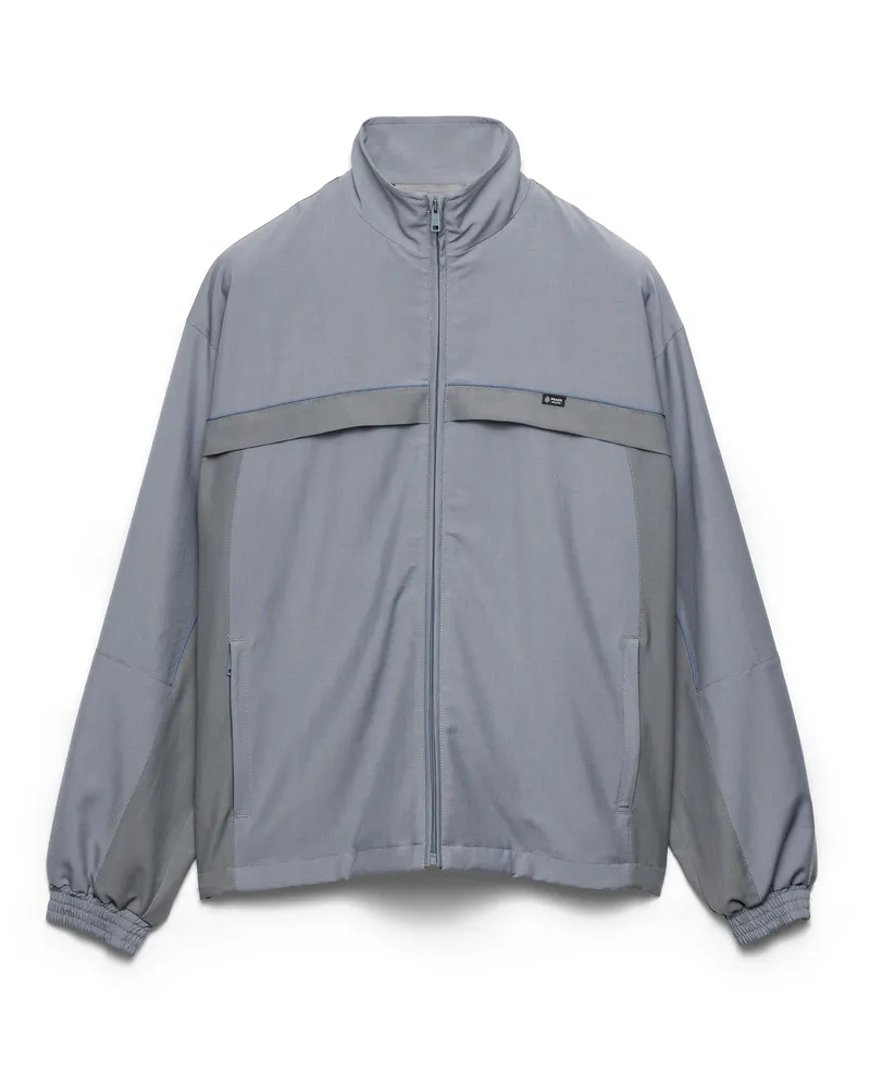 Prada Jacke Aus Mohairwolle, Herren, Wolke/pyrit, Größe Wolke