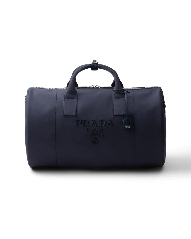 Prada Weekender Aus Canvas, , Ostseeblau Ostseeblau