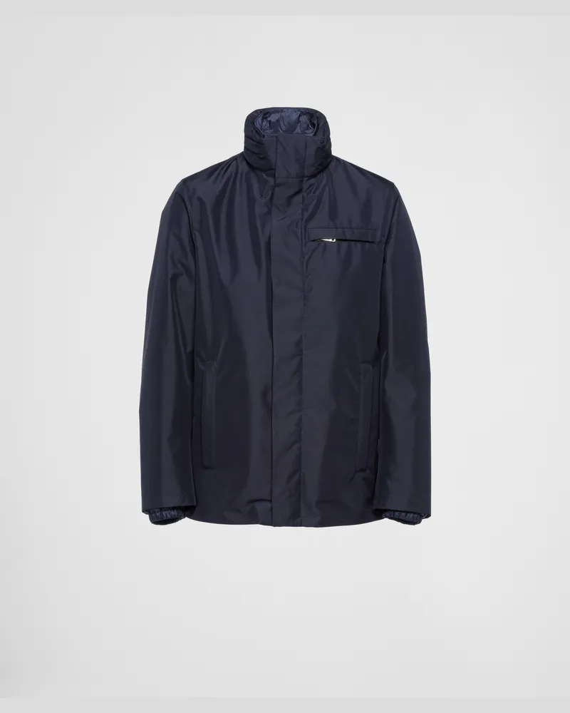 Prada Blousonjacke aus Funktionsgewebe Blau