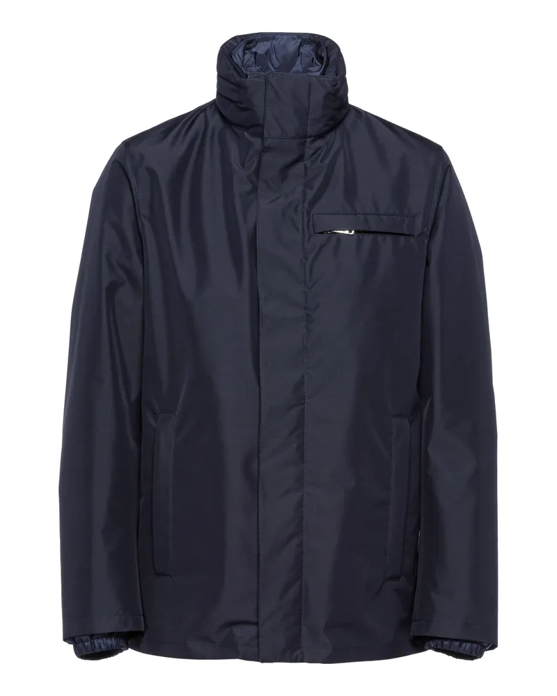 Prada Blousonjacke Aus Funktionsgewebe, Herren, Blau, Größe Blau