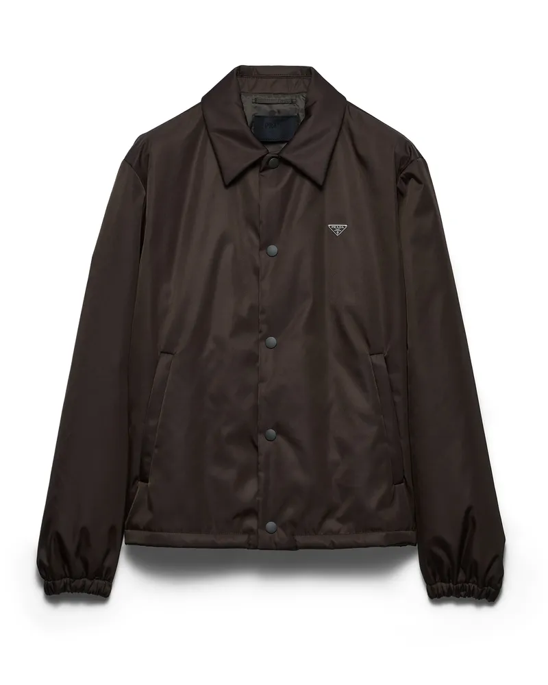 Prada Blousonjacke Aus Re-nylon, Herren, Selva Grün, Größe Selva
