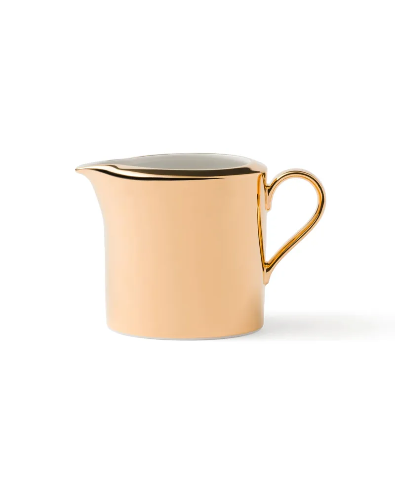 Prada Milchkännchen Aus Porzellan – Solid Gold, , Gold Gold