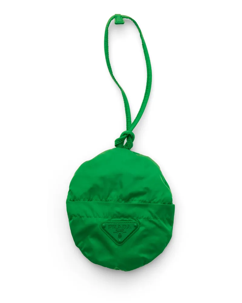 Prada Faltbarer Fischerhut Aus Re-nylon, , Smaragd, Größe Smaragd