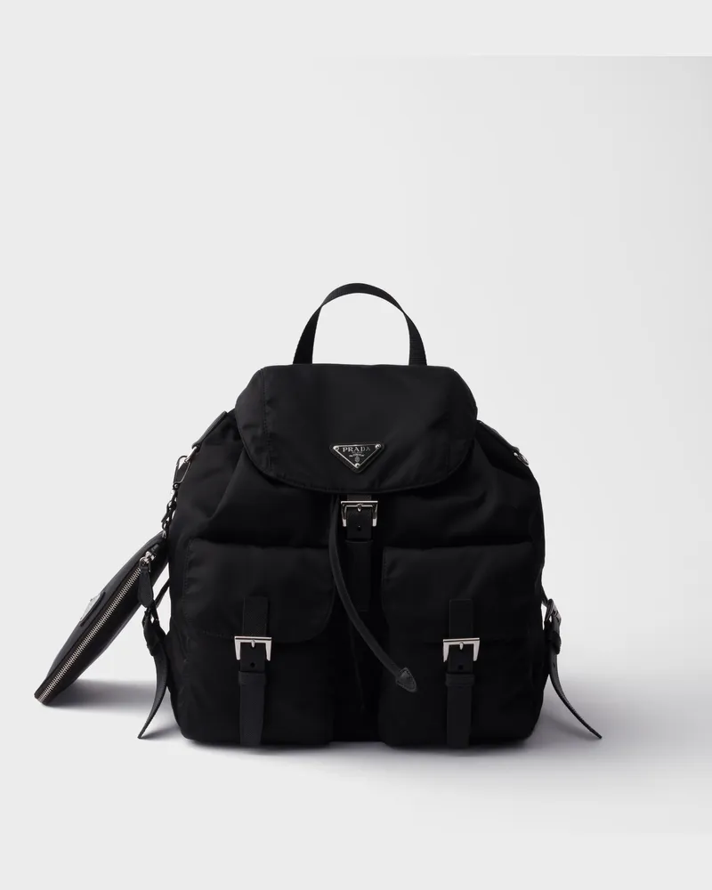 Prada Rucksack aus Re-Nylon Schwarz
