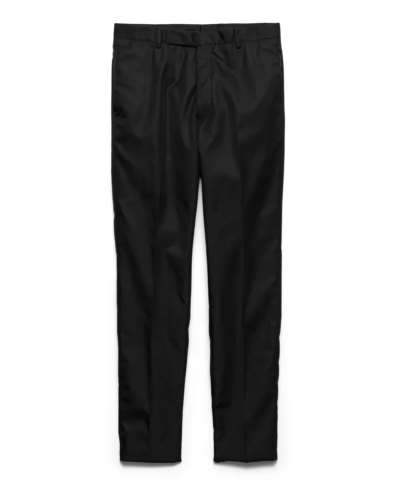 Prada Hose Aus Re-nylon, Herren, Schwarz, Größe Schwarz