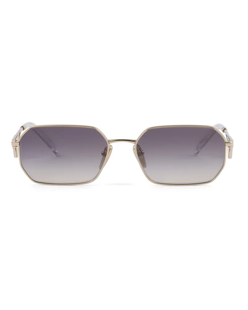 Prada Sonnenbrille Mit  Triangolo-logo, Damen, Irisfarbene Gläser Mit Farbverlauf Irisfarbene
