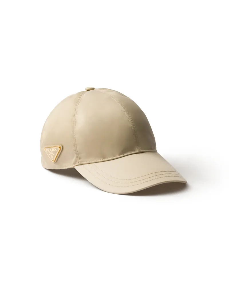 Prada Baseballkappe Aus Re-nylon, Damen, Desert, Größe Desert
