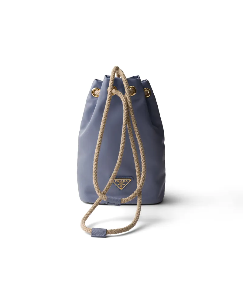 Prada Smartphone-hülle Aus Re-nylon, Damen, Aviation/blau Aviation
