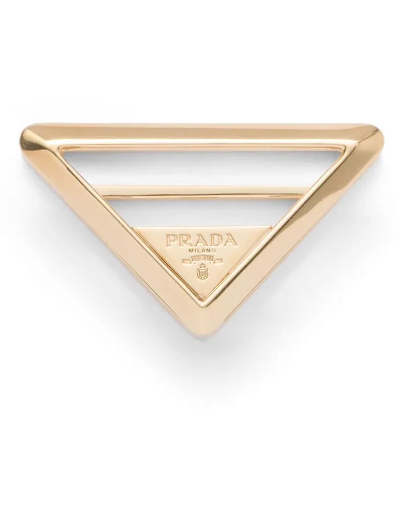 Prada Schalring Aus Metall, Damen, Gold Gold