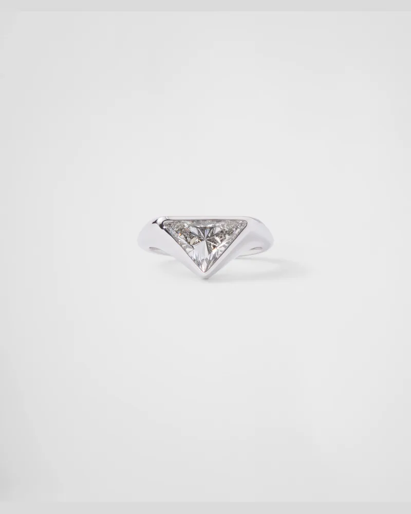 Prada Eternal Gold Ring – Weißgold mit im Labor gezüchtetem Diamanten White