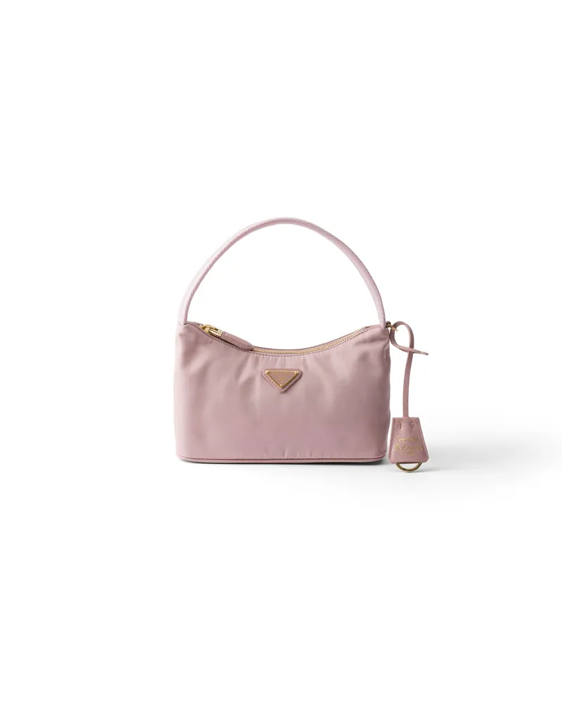 Prada Re-edition 2008 Mini Bag Aus Re-nylon, Damen, Pfirsich Pfirsich