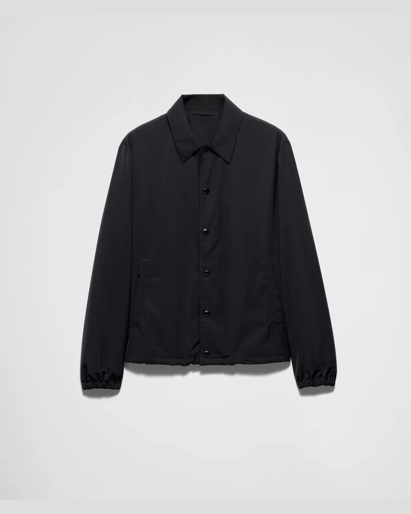 Prada Blouson aus Wolle Schwarz