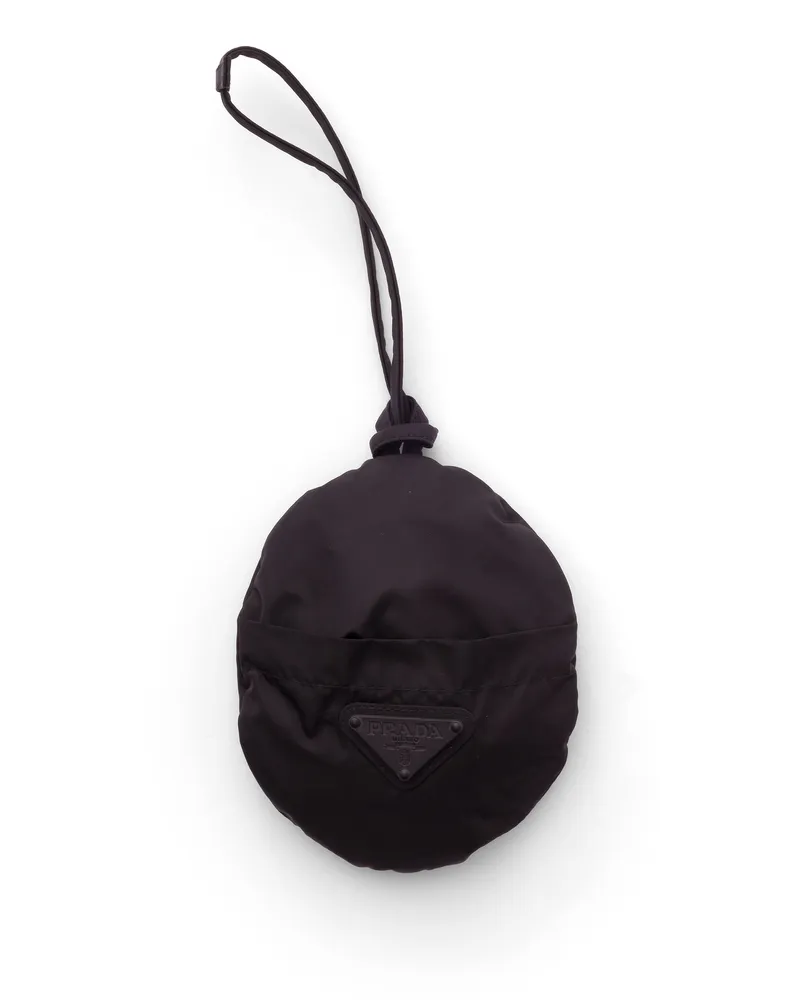 Prada Faltbarer Fischerhut Aus Re-nylon, , Schwarz, Größe Schwarz