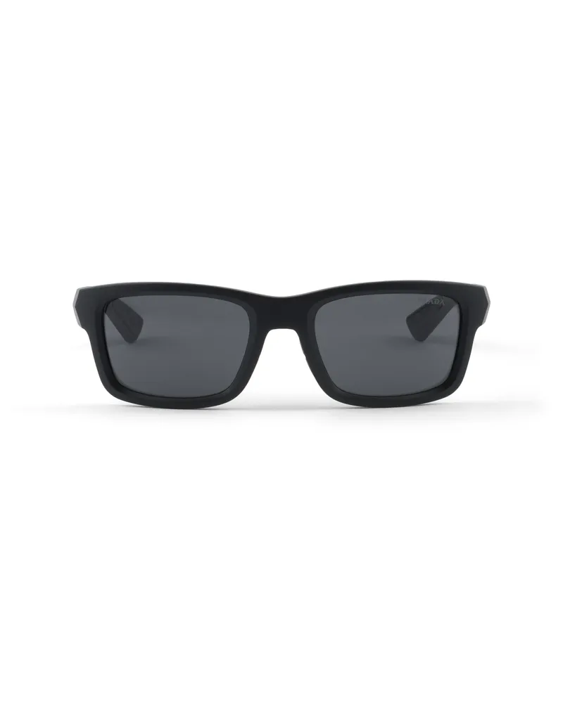 Prada Linea Rossa Sonnenbrille, Herren, Schiefergraue Gläser Schiefergraue