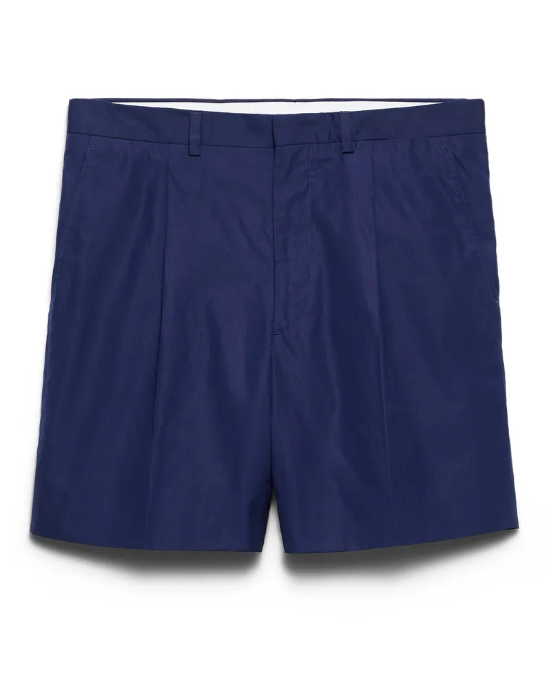 Prada Bermudas Aus Baumwolle, Herren, Marineblau, Größe Marineblau