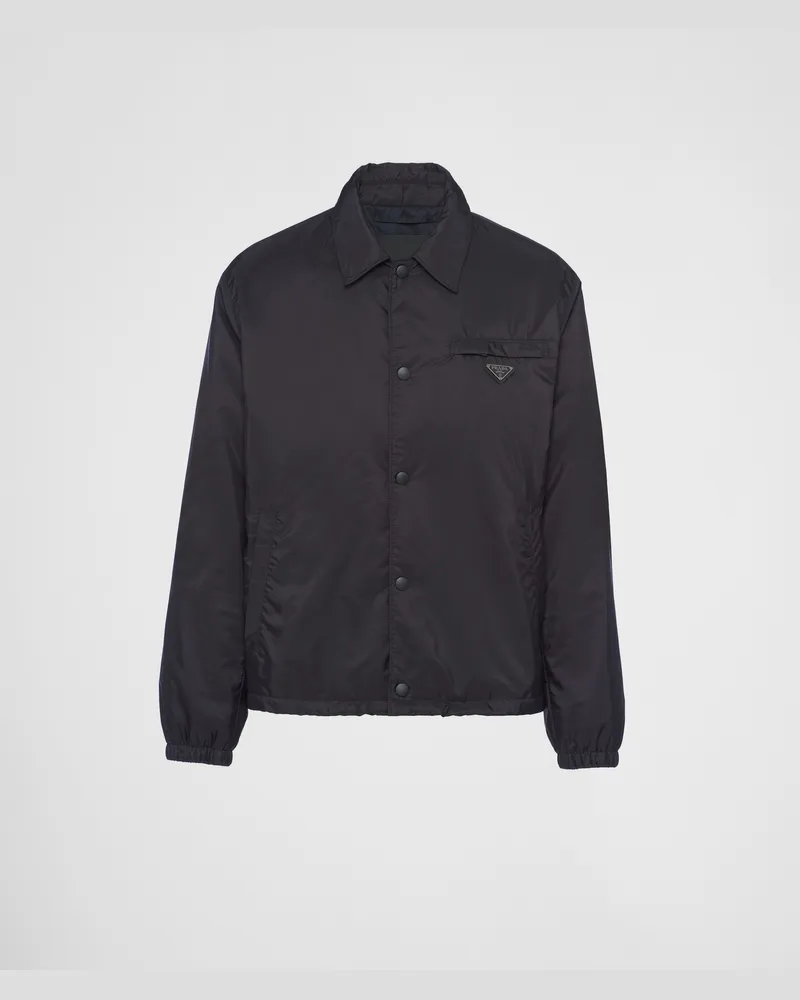 Prada Blousonjacke aus Re-Nylon Schwarz