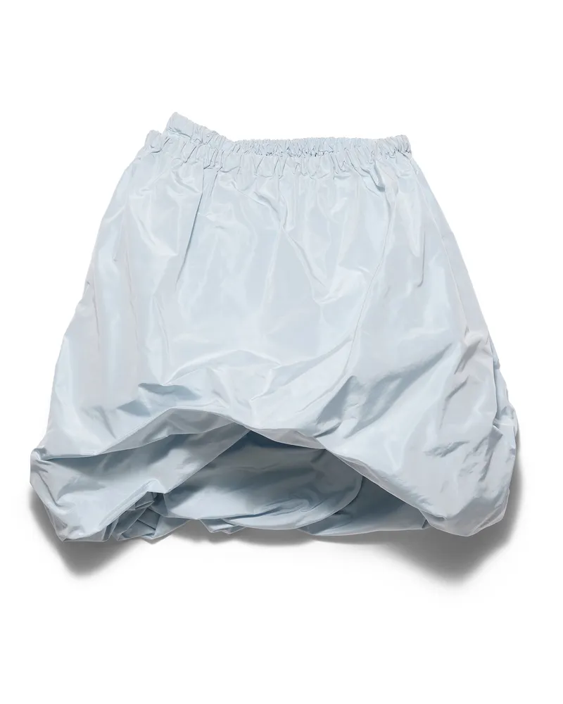 Prada Rock Aus Technischem Taft, Damen, Astro-blau, Größe Astro-blau