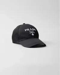 Prada Baseballkappe aus Re-Nylon Schwarz