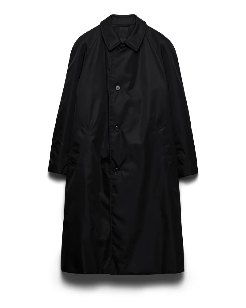 Prada Mantel Aus Re-nylon, Herren, Schwarz, Größe Schwarz
