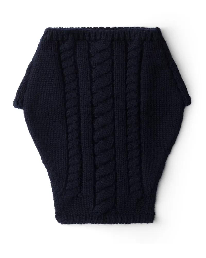 Prada Dickey Aus Wolle, Herren, Blau Blau