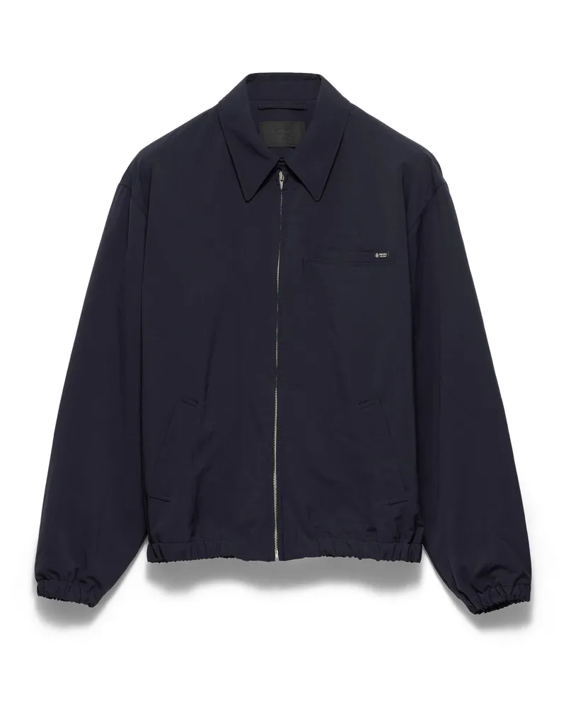 Prada Blousonjacke Aus Funktionsgewebe, Herren, Blau, Größe Blau