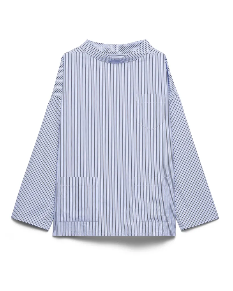 Prada Hemd Aus Baumwolle, Herren, Hellblau/blau, Größe Hellblau