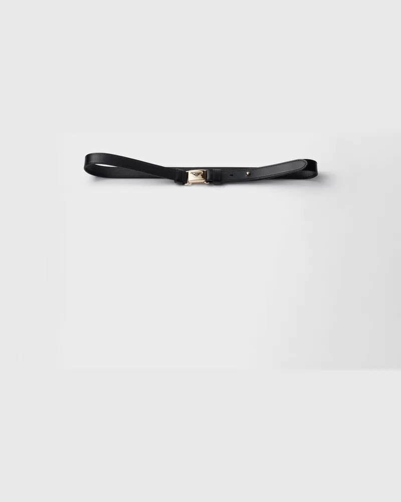 Prada Ledergürtel Schwarz