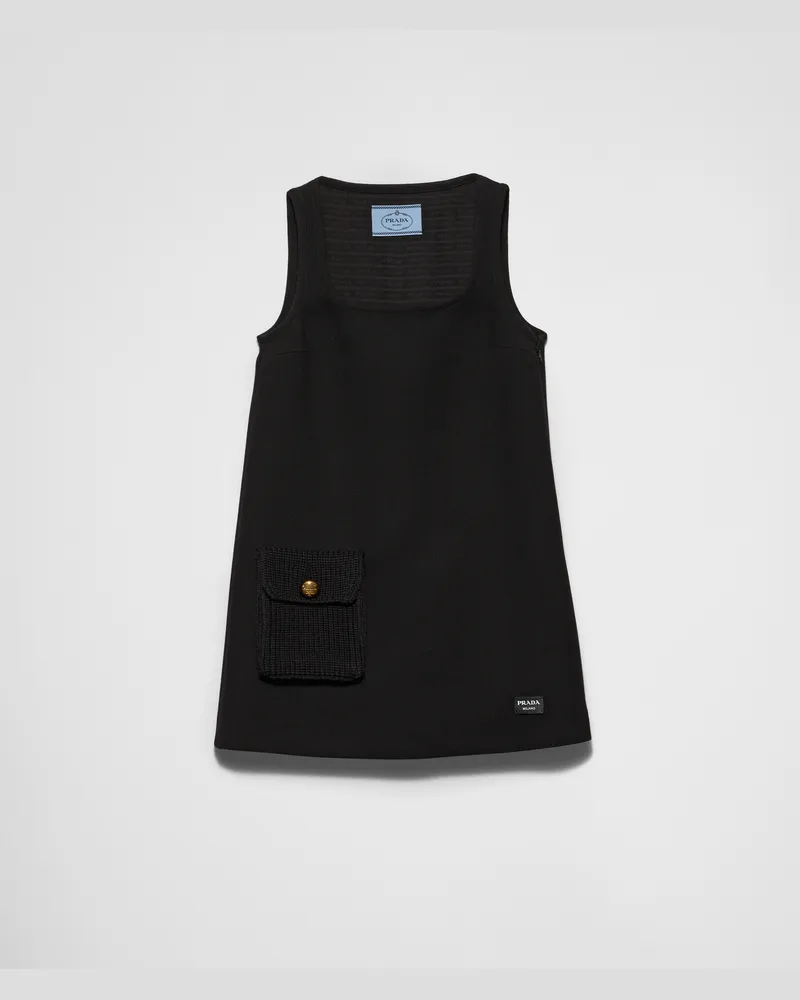 Prada Minikleid aus Natté Schwarz