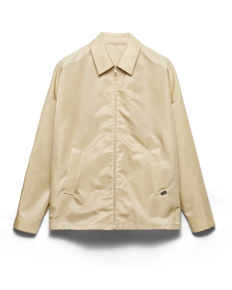 Prada Jacke Aus Re-nylon, Herren, Wüstenbeige, Größe Wüstenbeige