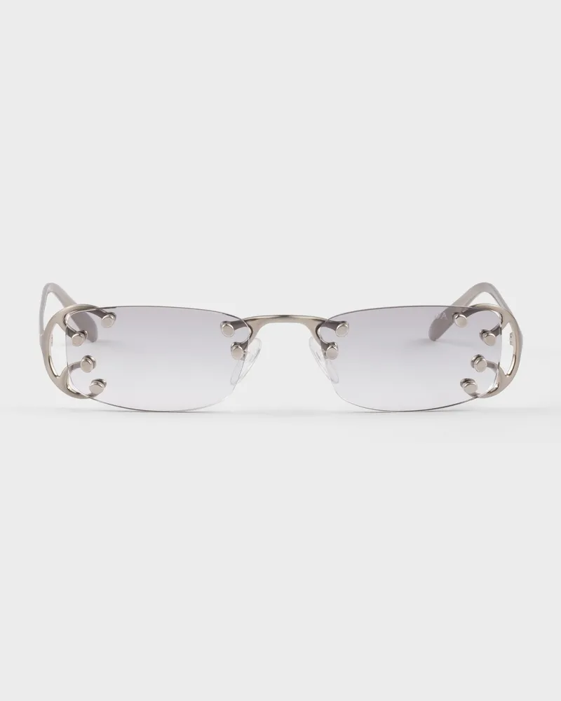 Prada Runway Sonnenbrille Rauchgraue