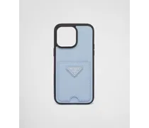 Hülle aus Saffiano-Leder für iPhone 14 Pro Max