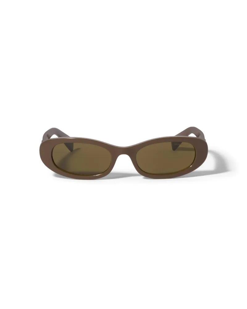 Miu Miu Eyewear Collection Sonnenbrille, Damen, Lodengrüne Gläser Lodengrüne