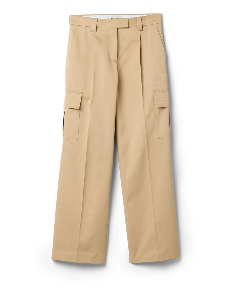 Miu Miu Chinohose, Damen, Kordel, Größe Kordel