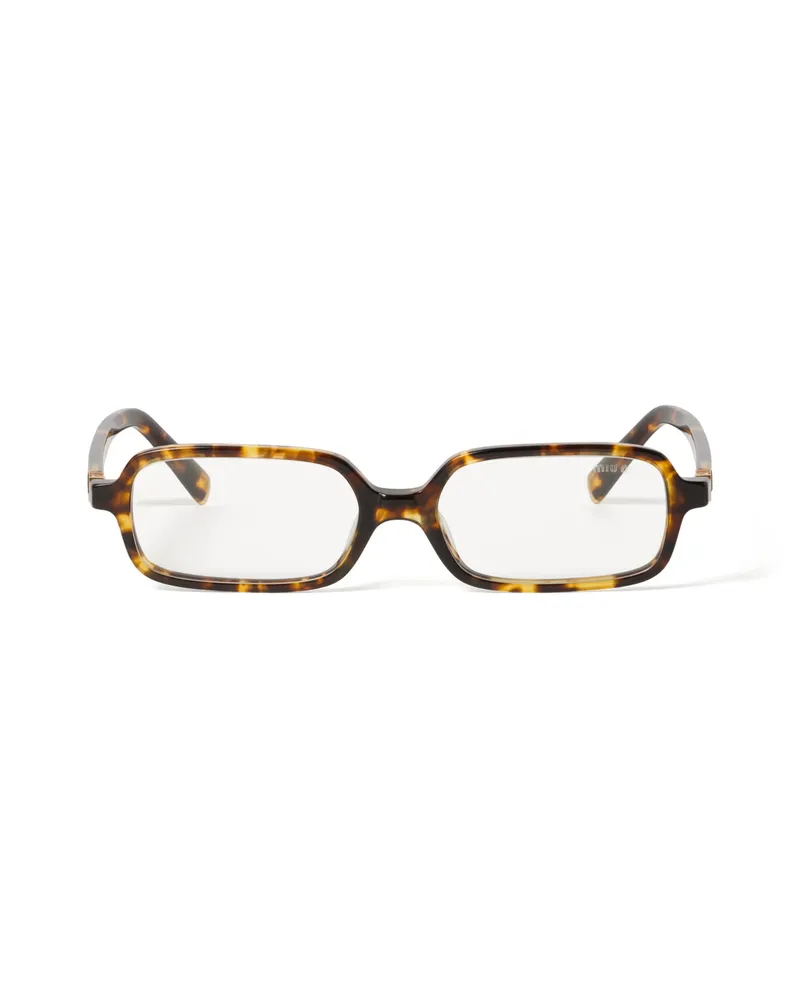 Miu Miu Miu Regard Sonnenbrille, Damen, Transparente Blaulichtgläser Transparente