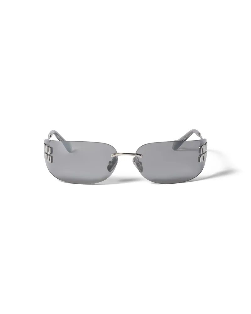 Miu Miu Aube Sonnenbrille, Damen, Grauegläser Grauegläser
