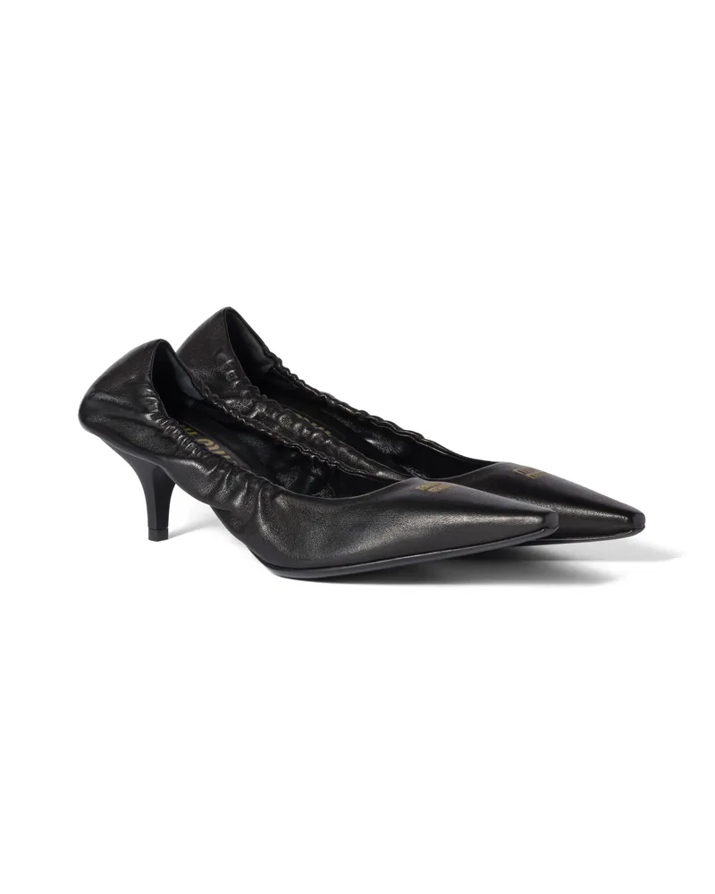 Miu Miu Pumps Aus Nappa-leder, Damen, Schwarz, Größe Schwarz