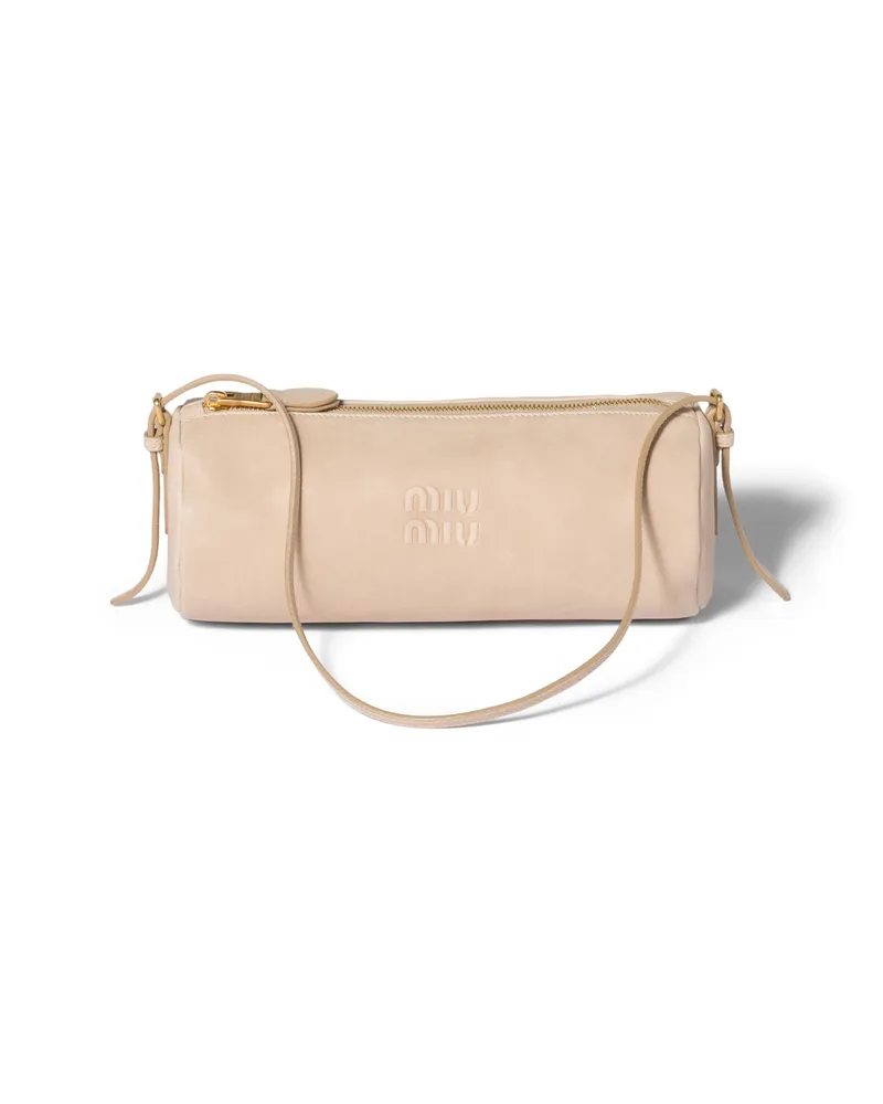 Miu Miu Pouch Aus Nappa-leder, Damen, Kordel Kordel