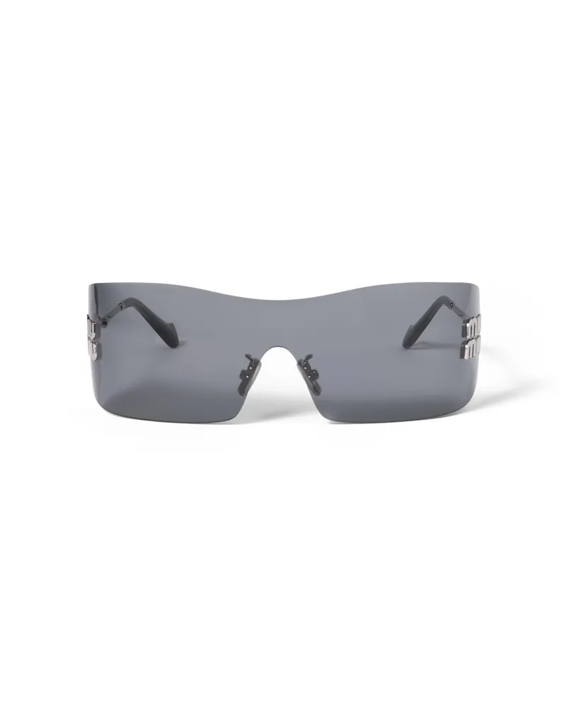 Miu Miu Aube Sonnenbrille, Damen, Bio-gläser In Basaltgrau Bio-gläser