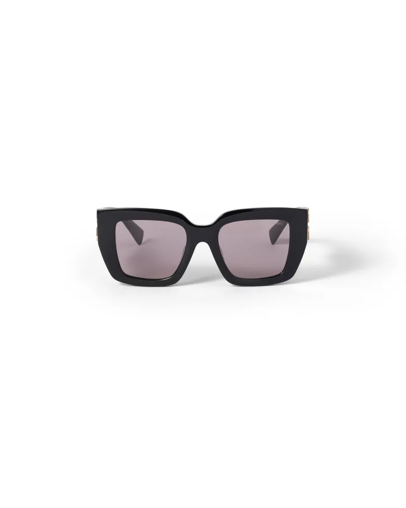 Miu Miu Miu Glimpse Sonnenbrille, Damen, Malvenfarbene Gläser Malvenfarbene