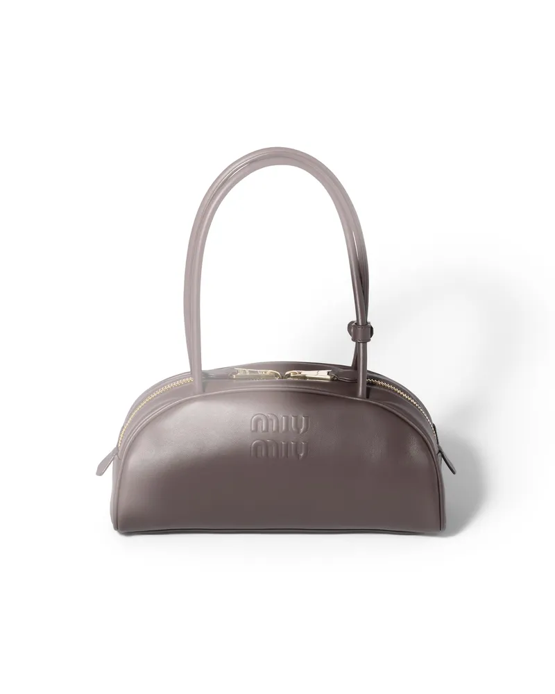 Miu Miu Beau Tasche Aus Leder, Damen, Bruyère-holz Bruyère-holz