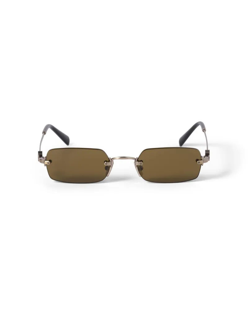 Miu Miu Eyewear Collection Sonnenbrille, Damen, Lodengrüne Gläser Lodengrüne