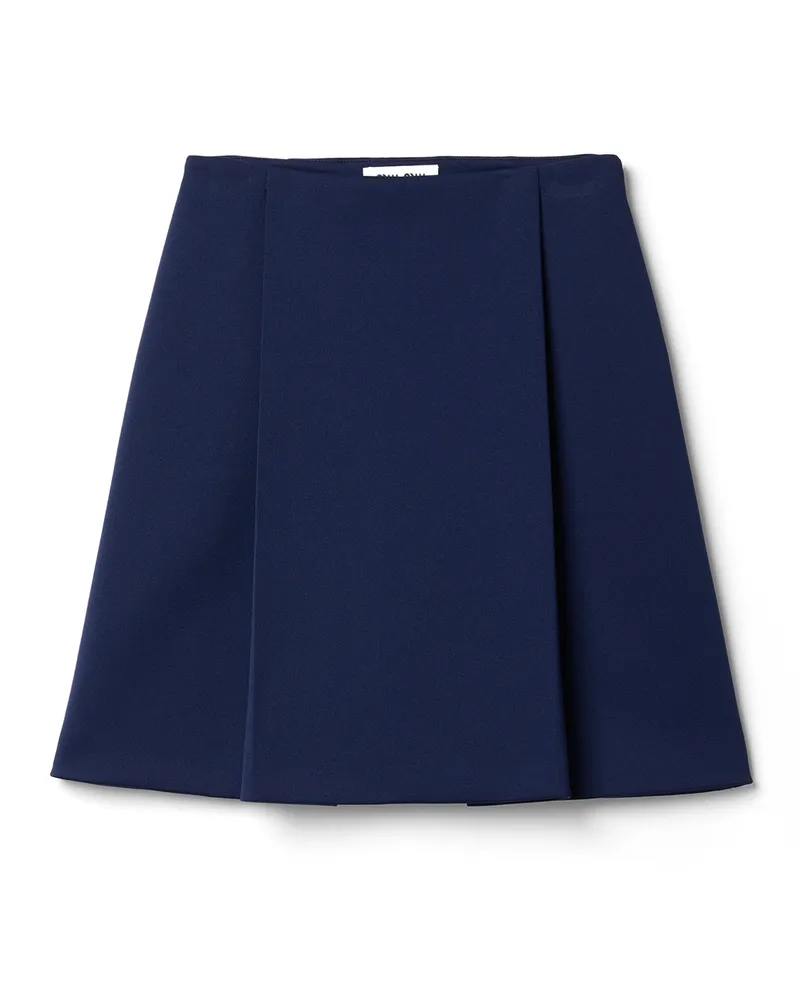 Miu Miu Rock Aus Funktions-jersey, Damen, Ostseeblau, Größe Ostseeblau