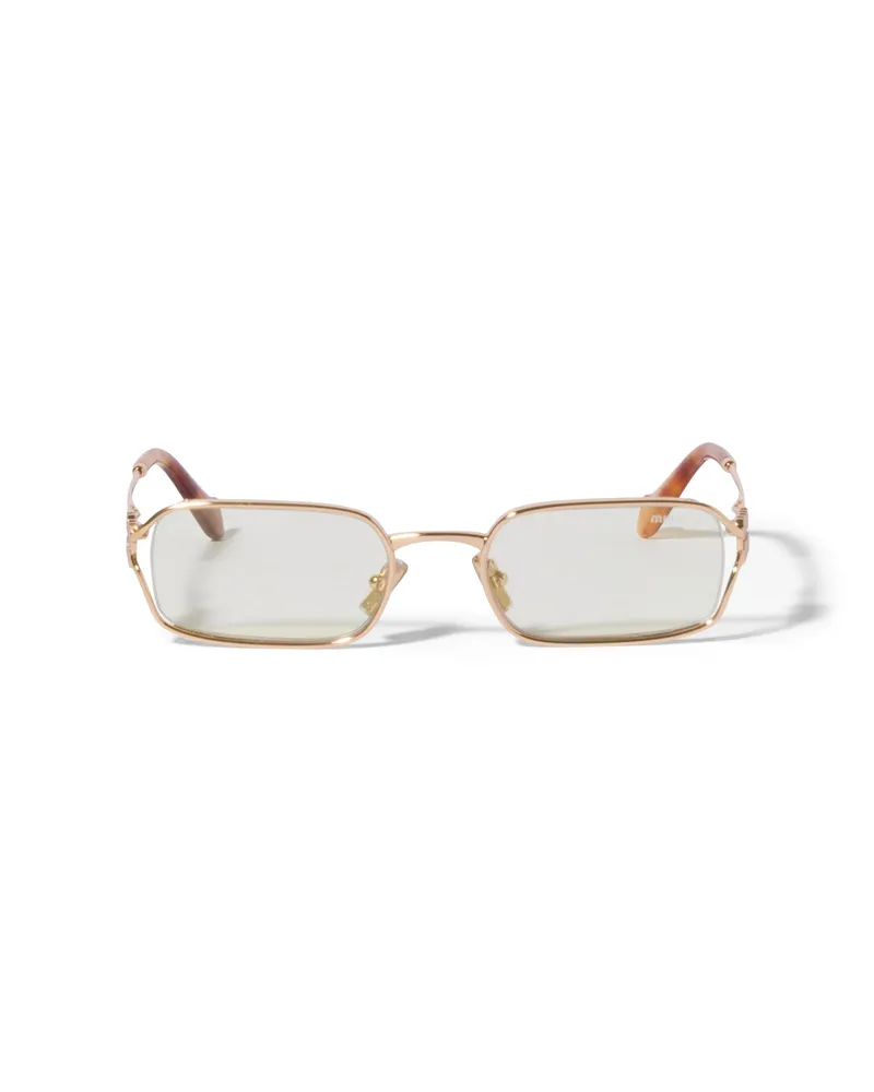 Miu Miu Miu Logo Sonnenbrille, Damen, Blu Ray Blu