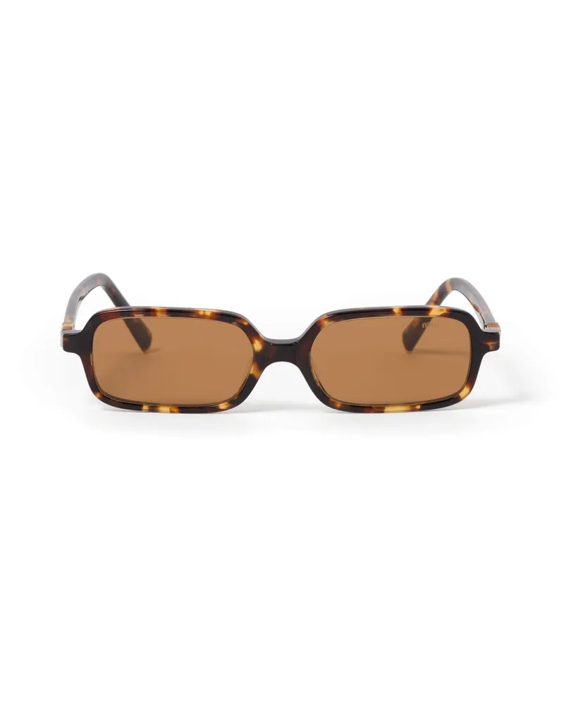 Miu Miu Miu Regard Sonnenbrille, Damen, Gläser In Camelbeige Gläser