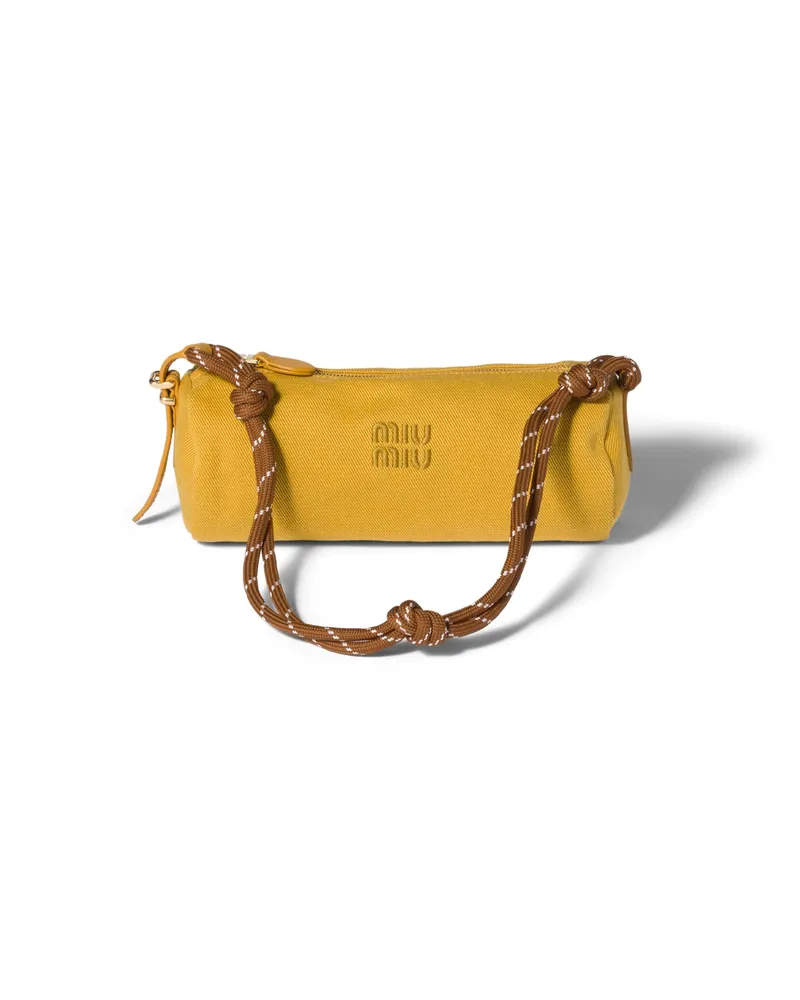 Miu Miu Pouch  Aus  Gabardine, Damen, Topas/brandy Topas