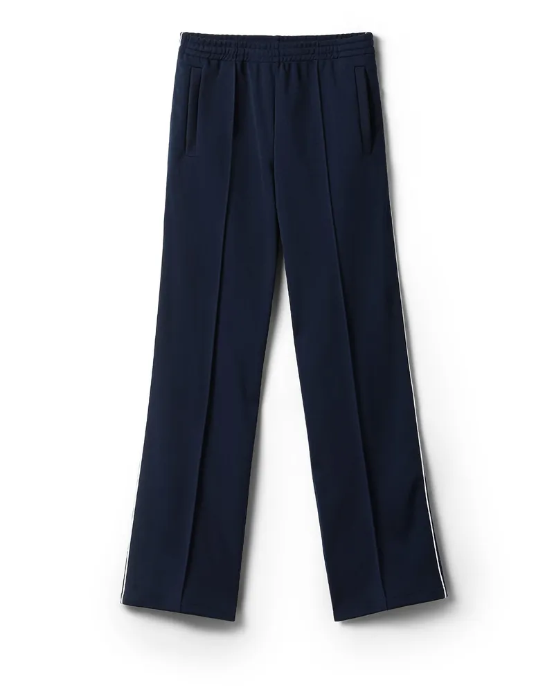 Miu Miu Hose Aus Funktionsgewebe-jersey, Damen, Marineblau, Größe Marineblau